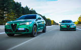 Alfa Romeo Giulia and Stelvio Quadrifoglio 2020 updates - pair Alfa Romeo Giulia and Stelvio Quadrifoglio 2020 updates - pair