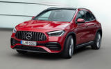 2020 Mercedes GLA reveal - cornering front
