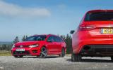 Volkswagen Golf R estate versus Audi RS4 Avant