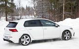 2020 Volkswagen Golf R prototype - side 2020 Volkswagen Golf R prototype - side