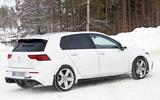 2020 Volkswagen Golf R prototype - rear 2020 Volkswagen Golf R prototype - rear