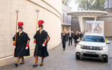 Pope Francis receives new Dacia Duster at The Vatican