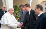 Pope Francis receives new Dacia Duster at The Vatican