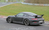 Porsche 911 GT3 facelift spy shots