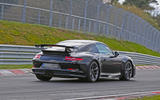 Porsche 911 GT3 facelift spy shots