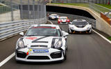 GT4 racers