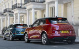 GWM Ora Funky Cat red and blue from the rear GWM Ora Funky Cat red and blue from the rear