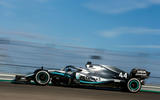 Lewis Hamilton wins sixth driver's world championship - credit: motorsportimages Lewis Hamilton wins sixth driver's world championship - car rear