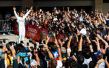 Lewis Hamilton wins sixth driver's world championship - credit: motorsportimages Lewis Hamilton wins sixth driver's world championship - celebration