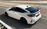 Honda civic type r 2023 rear three quarters