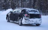 Hyundai i30 spy shots winter testing