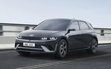 Hyundai Ioniq 5 N Line front quarter tracking