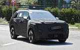 Hyundai Tucson 2026 camo front quarter Hyundai Tucson 2026 camo front quarter