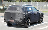 Hyundai Tucson 2026 camo rear quarter Hyundai Tucson 2026 camo rear quarter