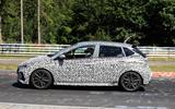 New Hyundai i20 N spyshot side on New Hyundai i20 N spyshot side on