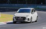 New Hyundai i20 N spyshot front side