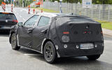 Hyundai Ioniq 2 spyshots driving rear 3 4 Hyundai Ioniq 2 spyshots driving rear 3 4