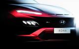 Hyundai Kona facelift preview front end