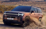 Hyundai Santa Fe on dirt