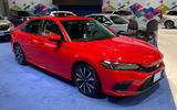Honda Civic for American markets, LA motor show - front Honda Civic for American markets, LA motor show - front