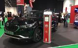 MG ZS EV trade show