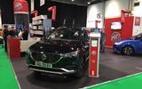MG ZS EV trade show - front