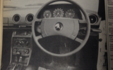 1977 Mercedes-Benz 230C driving position