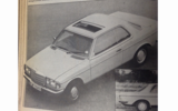 1977 Mercedes-Benz 230C top-down front three-quarters view