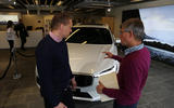 Trying out Volvo's XC60 chassis simulator