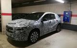 Mercedes EQA prototype shot front side