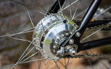 250W rear hub-mounted motor provides 33lb ft of torque on WATT New York Fixie 250W rear hub-mounted motor provides 33lb ft of torque on WATT New York Fixie