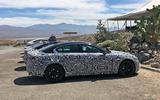 Jaguar XE 2019 spies side on