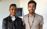 Lewis Hamilton with Sam Sheehan