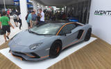 LAMBORGHINI AVENTADOR S: One-off colour scheme was created for Goodwood