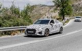 Audi S3 saloon side three quarter