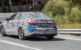 Audi S3 saloon rear shot