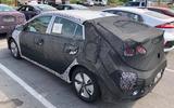 Hyundai Ioniq facelift spyshots side three quarter