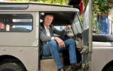 Ineos CEO Jim Ratcliffe in a Land Rover Defender