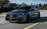Infiniti Project Black S Paris motor show reveal hero front
