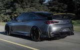 Infiniti Project Black S Paris motor show reveal hero rear