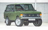 Inverted Range Rover Classic front three quarter static Inverted Range Rover Classic front three quarter static