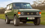 Inverted Range Rover Classic front three quarter