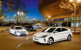Hyundai Ioniq, Volkswagen E-Golf, BMW i3 vs Nissan Leaf - electric vehicle group test