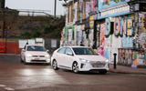 Hyundai Ioniq, Volkswagen E-Golf, BMW i3 vs Nissan Leaf - electric vehicle group test