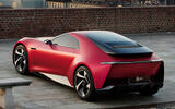 Italdesign Vision Rapida rear quarter outdoors Italdesign Vision Rapida rear quarter outdoors