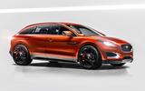 All-electric Jaguar F-Pace Autocar rendering