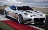 Jaguar F-Type racing car Autocar rendering