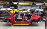 Jaguar XE production