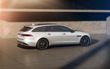 Jag XF Sportbrake 22MY 04 R Dynamic Black Rear 3 4 250821 Jag XF Sportbrake 22MY 04 R Dynamic Black Rear 3 4 250821