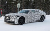 Jaguar 4dr GT Camo front quarter tracking 1